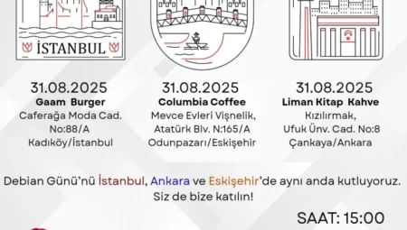 Debian Day Türkiye: İstanbul, Ankara ve Eskişehir’de Eş Zamanlı Etkinliklerle Debian’ın 31. Yılı Kutlanacak