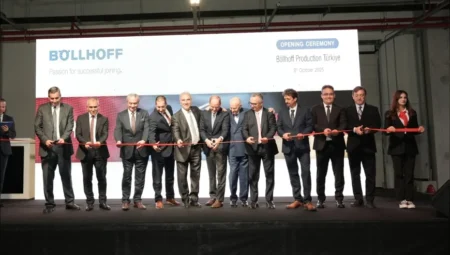 Alman devi Böllhoff, 2 milyar TL’lik yatırımla İzmir Serbest Bölgesi’nde üretime başladı